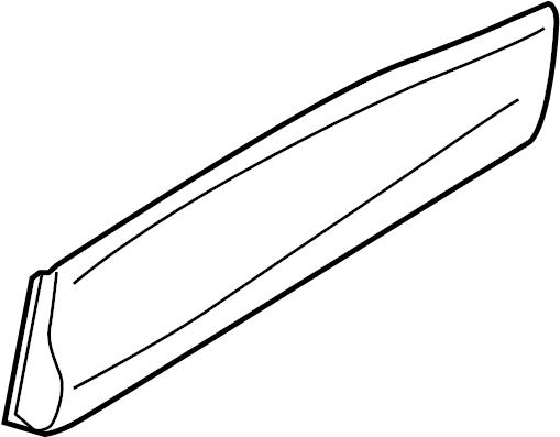 View KD5351RC0B Door Molding (Right, Rear, Lower) Full-Sized Product Image