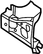 View KD537113XB Floor Pan Reinforcement (Left, Rear, Lower) Full-Sized Product Image