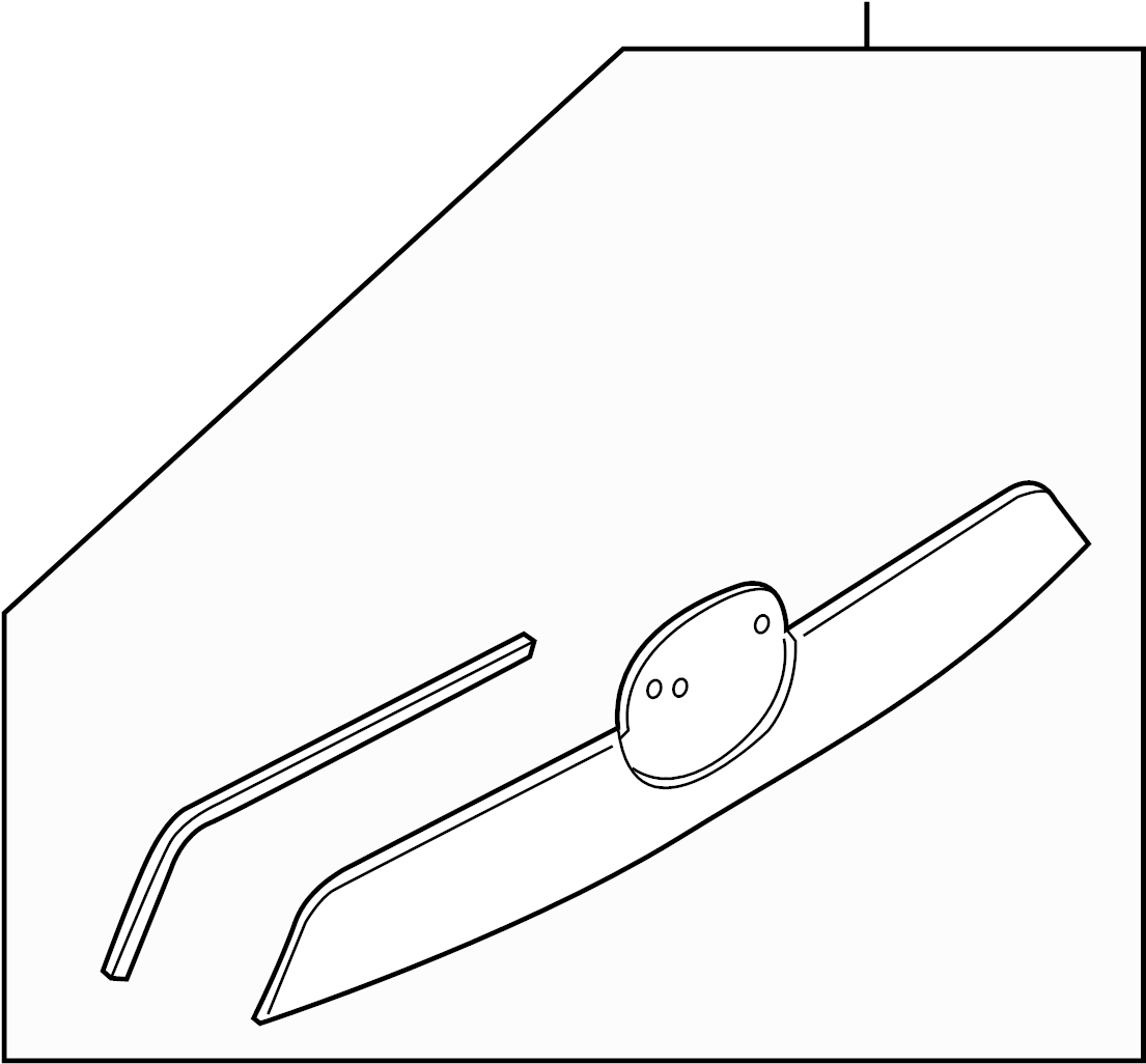 View KD5350810A86 Liftgate Finish Panel (Rear) Full-Sized Product Image