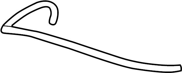View KD3767501 Liftgate Washer Hose (Rear, Upper) Full-Sized Product Image