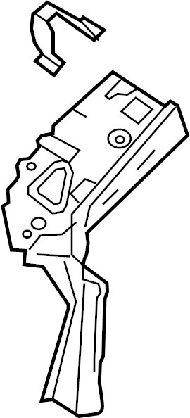 View KB7W53140 Radiator Support Side Panel Full-Sized Product Image