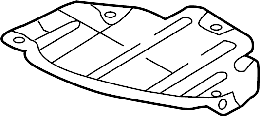 View TK4856071 Engine Oil Drain Plug Access Cover Full-Sized Product Image