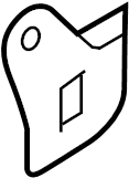 View P30115373 Radiator Coolant Hose Bracket (Upper) Full-Sized Product Image