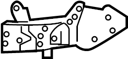 View KB7W52240 Stay, Fender. (Left) Full-Sized Product Image