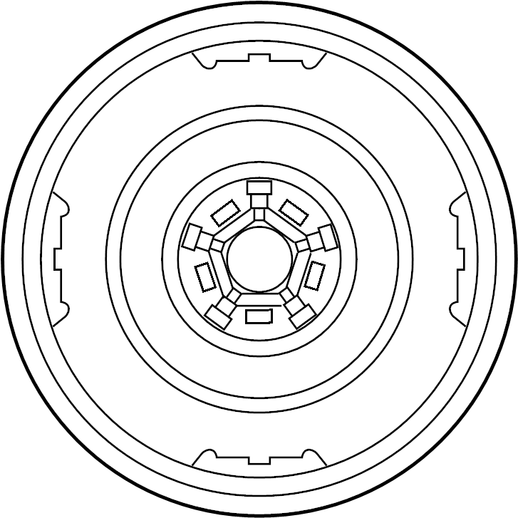 View 9965304060 Wheel, Disc - TEMPORARY. Wheel, spare.  Full-Sized Product Image