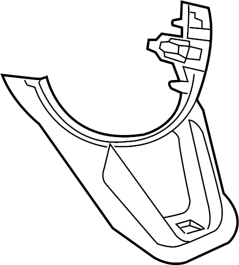View K1313298302 Steering Wheel Trim (Front) Full-Sized Product Image