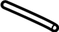 View BBM767501 Windshield Washer Hose (Upper) Full-Sized Product Image