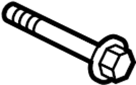 View 9YA020872 Bolt. REINFORCED. (Lower) Full-Sized Product Image