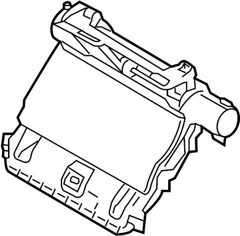 View KB7W60120 Windshield Defroster Nozzle Full-Sized Product Image