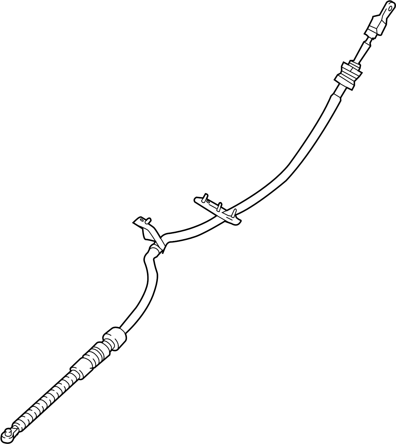 View KC9E46500 Automatic Transmission Shifter Cable Full-Sized Product Image