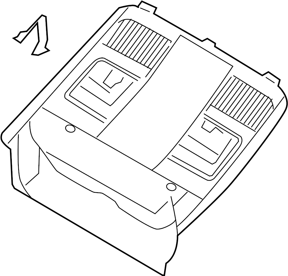 View GRF569970C02 Overhead Console Full-Sized Product Image