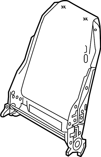 View KA0H8868X Seat Back Frame (Front) Full-Sized Product Image