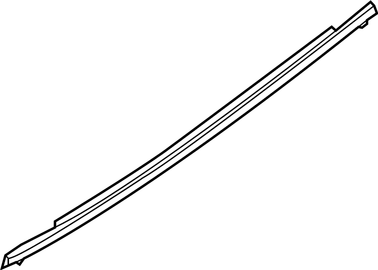 View KB7W50640C Door Belt Molding (Front) Full-Sized Product Image