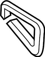 View D09W69115 Door Mirror Gasket (Right) Full-Sized Product Image