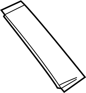 View GJR9-50-M60A GARNISH(L), REAR DOOR Full-Sized Product Image