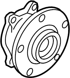 View KD352615XC Wheel Bearing and Hub Assembly (Rear) Full-Sized Product Image