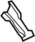 View KD53537Y2 Floor Pan Reinforcement Brace (Front) Full-Sized Product Image