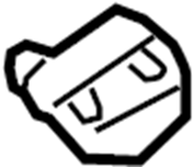 View KD5350251 BRACKET, BUMPER.  Full-Sized Product Image