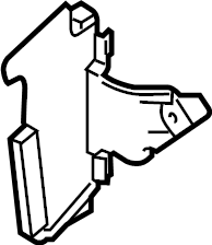 View SH9P1356Z Air seal. DUCT, AIR - INTER COOLER.  Full-Sized Product Image
