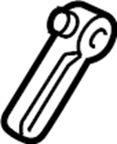 View KD4561B20 HVAC Mode Door Lever Link Full-Sized Product Image