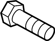 View RF7118W26 Alternator Bracket Bolt (Front, Upper) Full-Sized Product Image