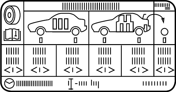 View DEKK69014A Tire Pressure label.  Full-Sized Product Image