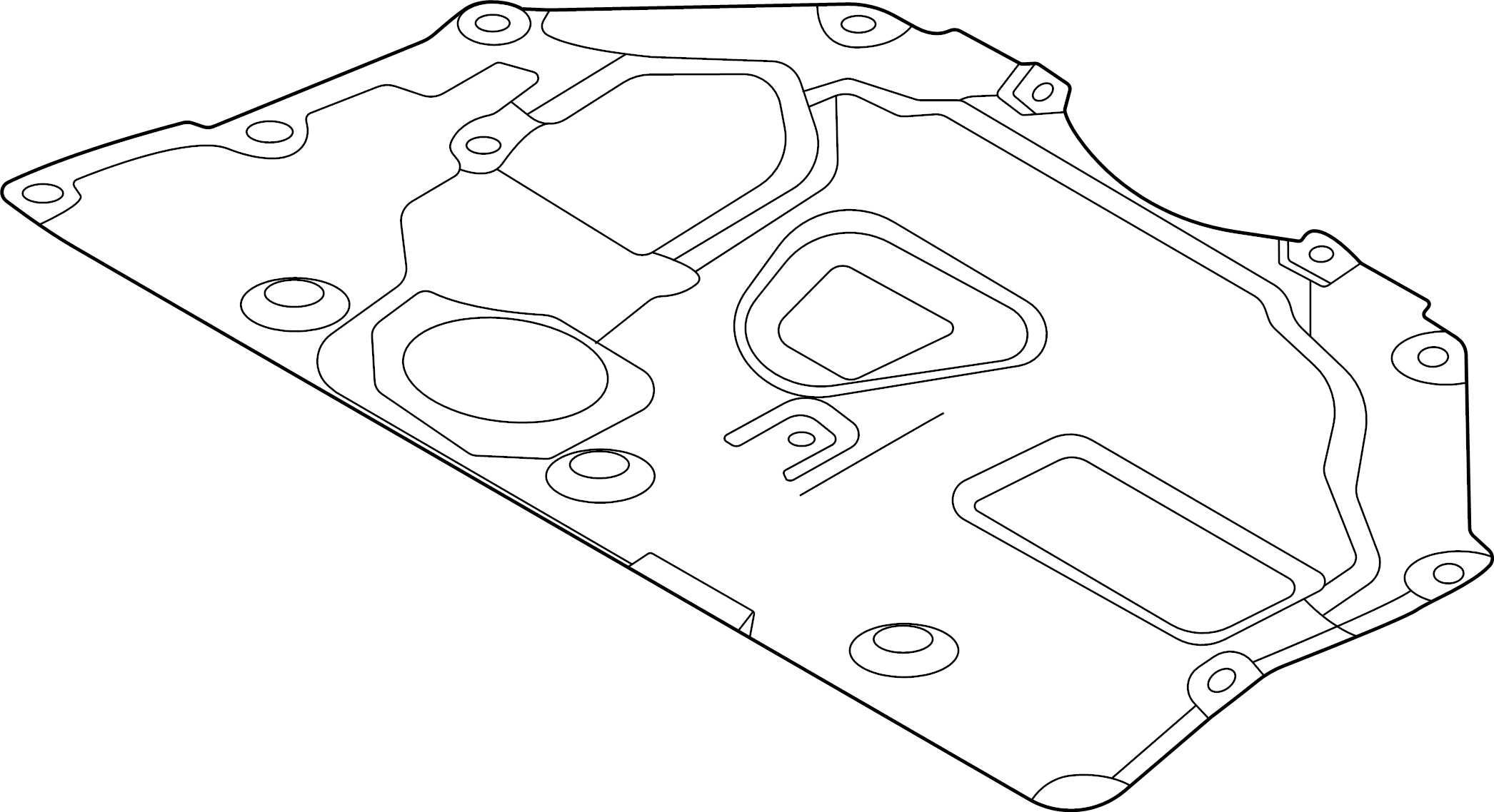 View BDTS56111B Radiator Support Splash Shield Full-Sized Product Image
