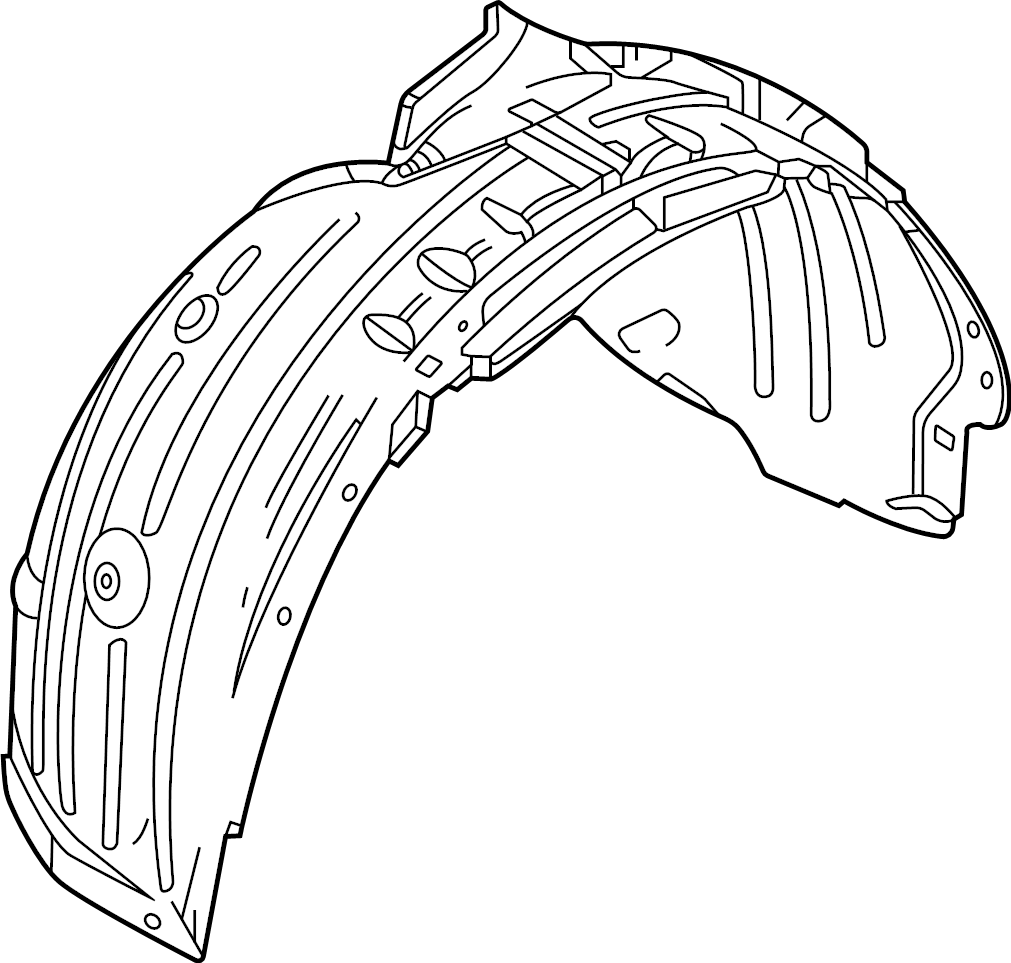 View DFR556130 Fender Splash Shield (Right, Rear) Full-Sized Product Image