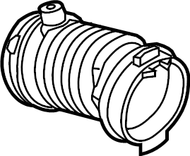 View PAJ813221A Engine Air Intake Hose (Rear) Full-Sized Product Image