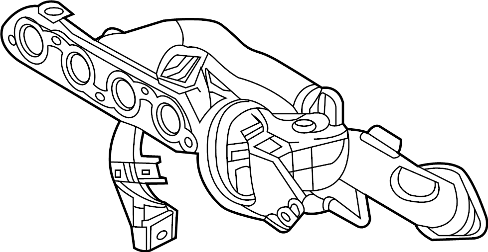 View PY1G2050X Catalytic Converter with Integrated Exhaust Manifold Full-Sized Product Image