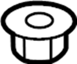 View 9YB160802 TRANSMISSION tunnel nut.  Full-Sized Product Image