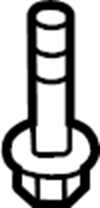 View 9YA420809A Bolt. Pan. Floor. (Rear) Full-Sized Product Image