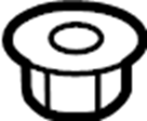 View 9YB160616 Floor Pan Heat Shield Nut (Rear) Full-Sized Product Image