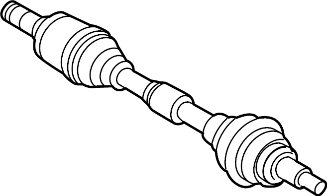 View FT0W2560X CV Axle Assembly Full-Sized Product Image