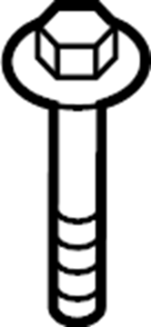 View 9YA021453 Bolt. Control. Arm. (Rear, Lower) Full-Sized Product Image
