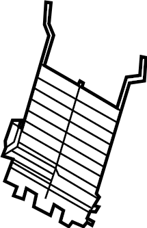 View BDWK88184 Seat back frame support. Spring NO.1, BACK. (Front) Full-Sized Product Image