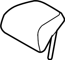 View BDWP8824002 Headrest, outer. RESTRAINT, HEAD.  Full-Sized Product Image