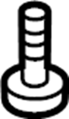View BJT1699W7 Motor bolt. SCREW, DRIVE - G/R.  Full-Sized Product Image