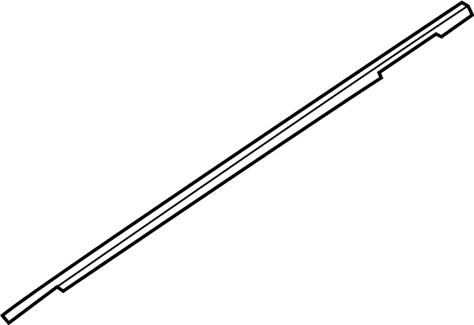 View DGH950660A Door Belt Molding (Right, Rear) Full-Sized Product Image