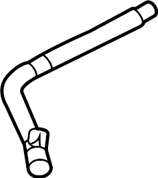View DGJ442580A Breather tube. HOSE, EVAPORATION.  Full-Sized Product Image
