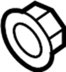View GJ6A28458 Nut. Mount. Differential. Arm. (Front) Full-Sized Product Image