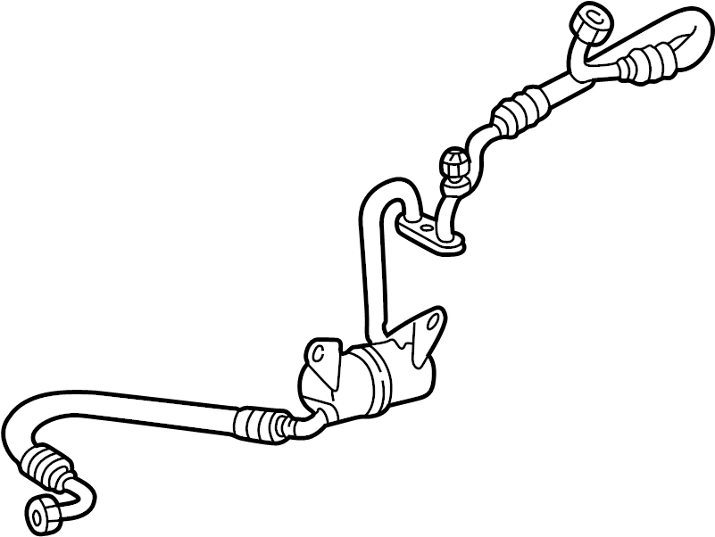 View 1EA816533A Hose. (A/C). Air. Conditioning. Manifold Assembly. Refrigerant Liquid. AC tube. CoolantPipe.  Full-Sized Product Image