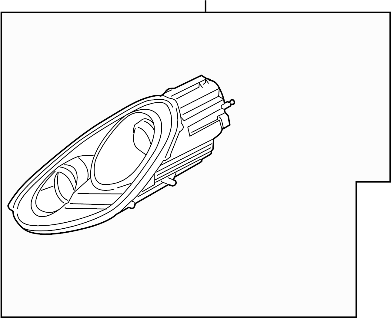 View 98763117070 Headlight Full-Sized Product Image