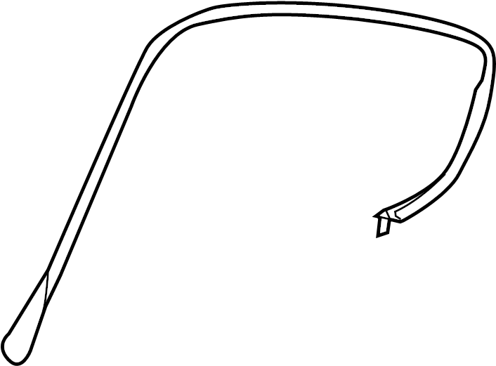 View 98753748101 Roof Panel Weatherstrip Full-Sized Product Image