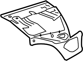 View 98750210500GRV Quarter Panel (Upper) Full-Sized Product Image