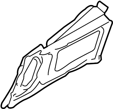 View 98750155300GRV Quarter Panel Bracket Full-Sized Product Image