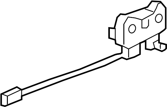 View 98751205300 Lock. Latch. (Rear, Upper) Full-Sized Product Image
