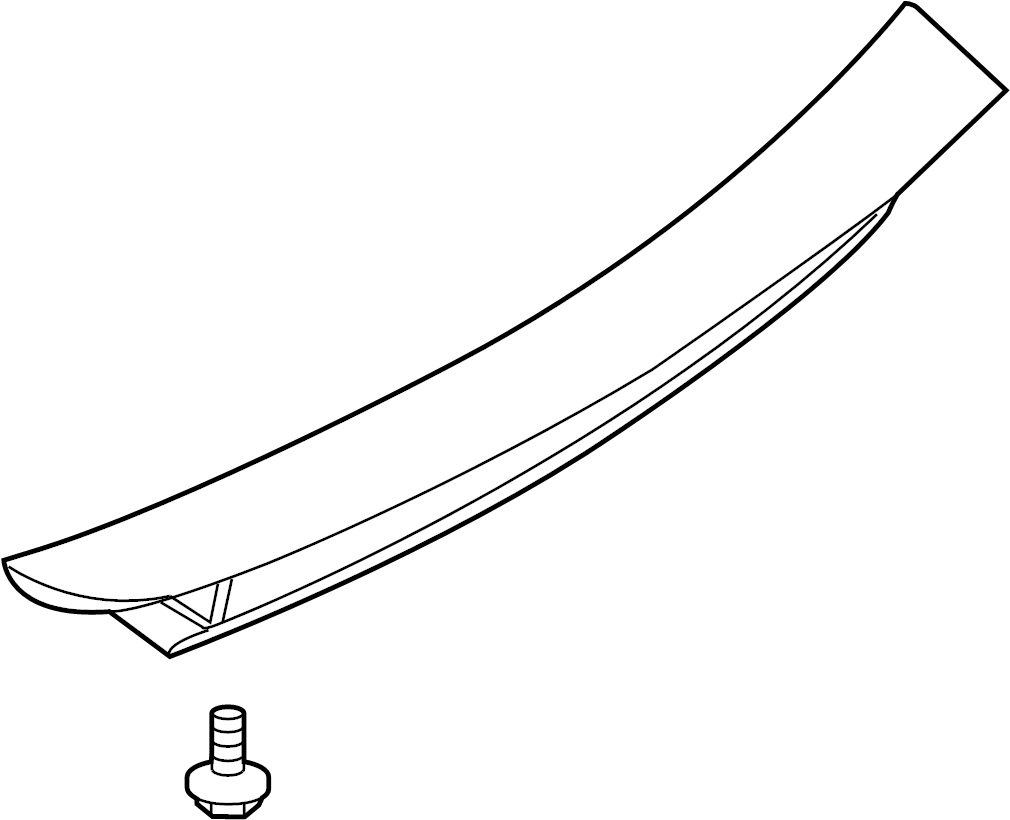 View 98751299201 Spoiler (Rear, Lower) Full-Sized Product Image