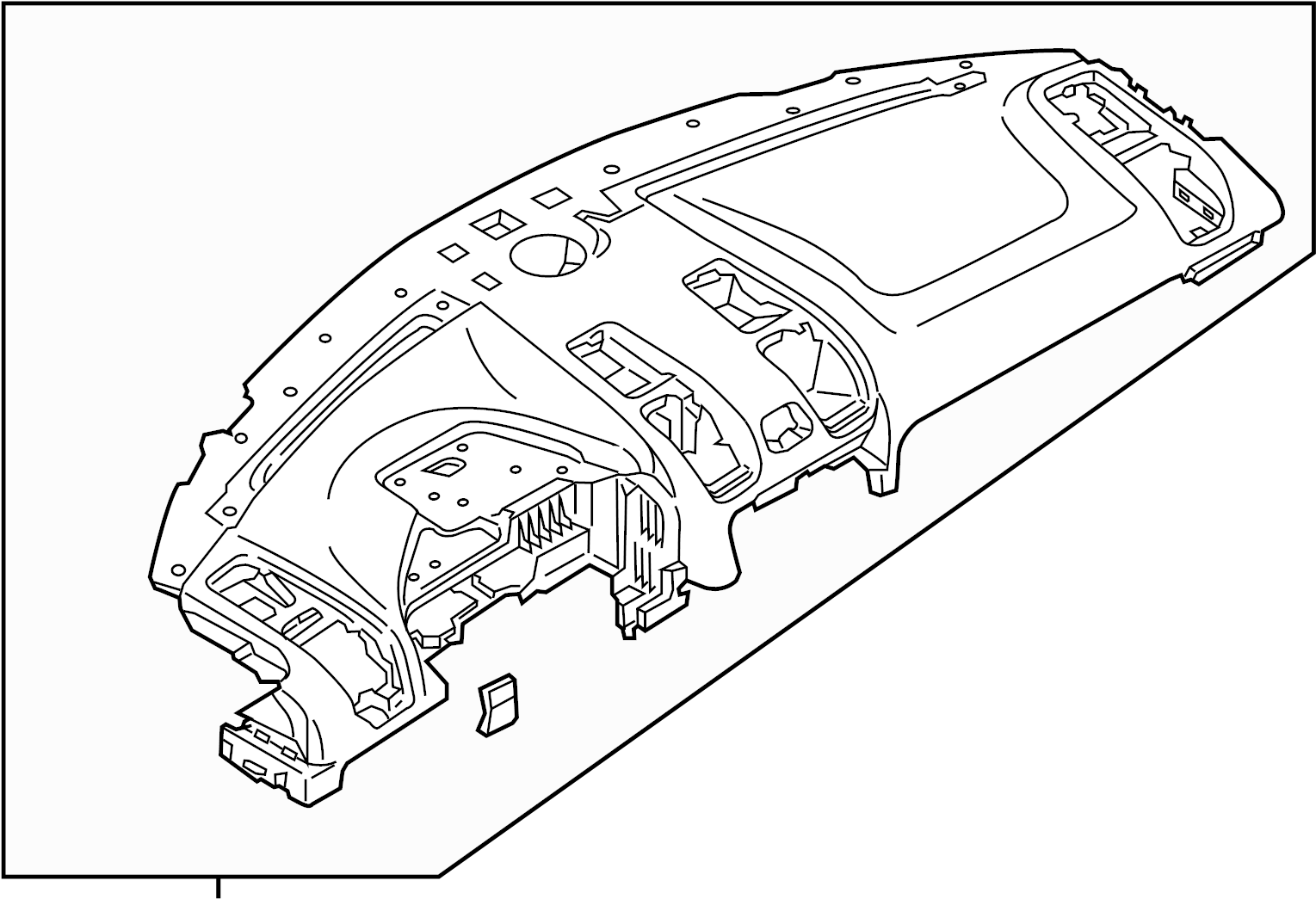 View 98155210120GMF Dashboard Panel Full-Sized Product Image