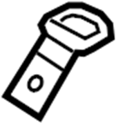 View 98155124500 Anchor. AS TIE - DOWN LUG. Eyelet.  Full-Sized Product Image
